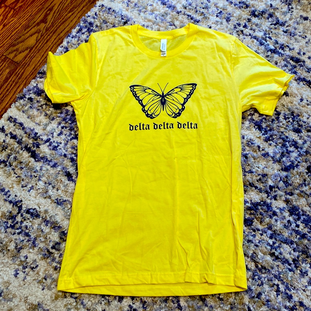 Delta Delta Delta TShirt Size Medium